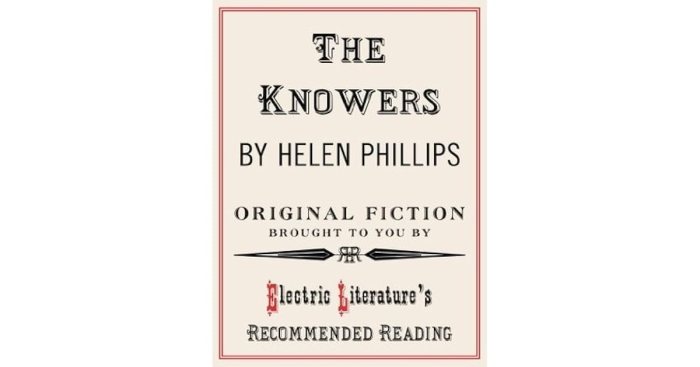 The knowers by helen phillips