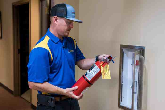 Portable fire extinguisher test answers