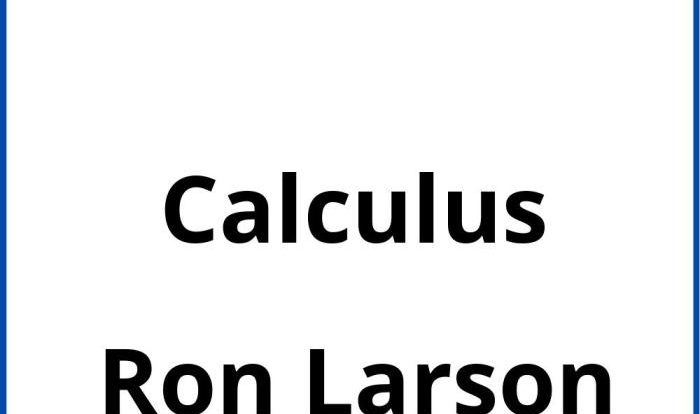 Calculus 11th edition ron larson pdf